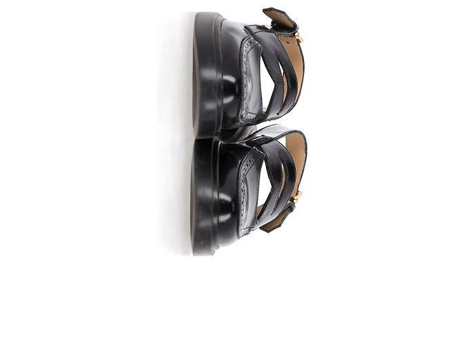 Mocassini Slingback Thom Browne in pelle nera - vista 7