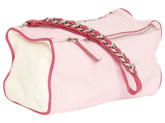 Givenchy Clutch bag Pandora usata in rosa e crema - vista 2