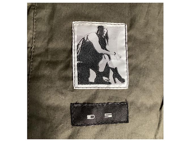 Rick Owens Fishtail Parka aus olivgrüner Baumwolle - Ansicht 6