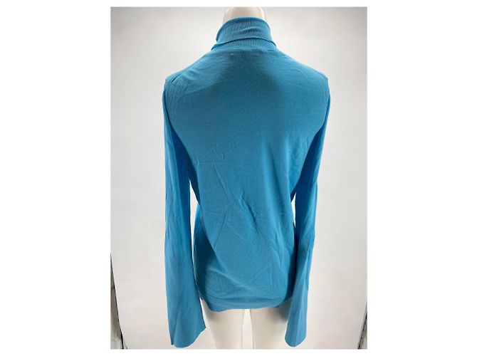 Céline CELINE Strick T.International M Wolle Blau - Ansicht 2