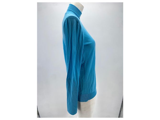 Céline CELINE Strick T.International M Wolle Blau - Ansicht 3