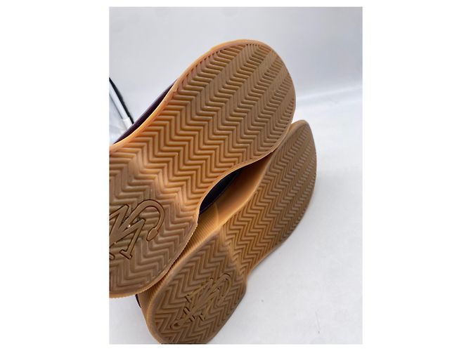 JW ANDERSON Baskets T.EU 38 Cuir Violet - vue 6