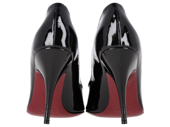 Décolleté Peep-Toe Dolce & Gabbana in pelle verniciata nera - vista 6