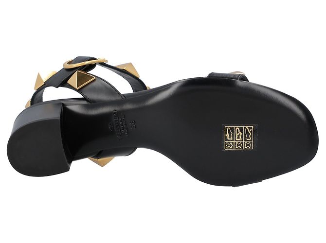Valentino Garavani Valentino Roman Stud Sandalen Schwarz - Ansicht 2