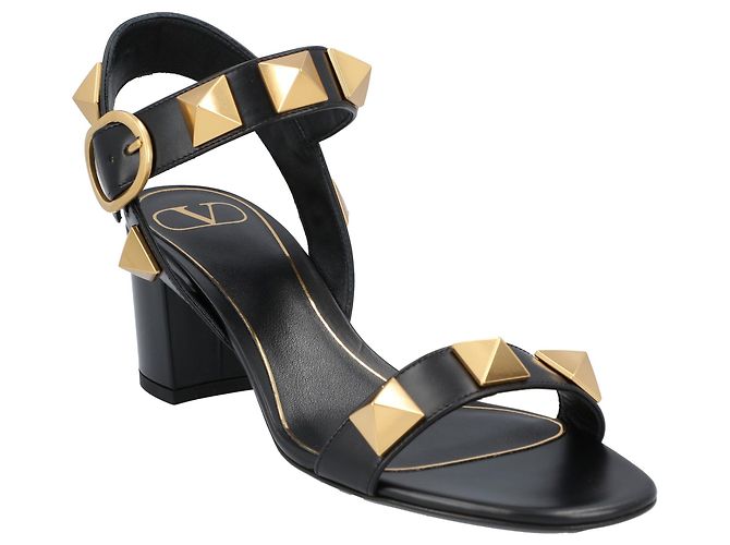 Valentino Garavani Valentino Roman Stud Sandalen Schwarz - Ansicht 5