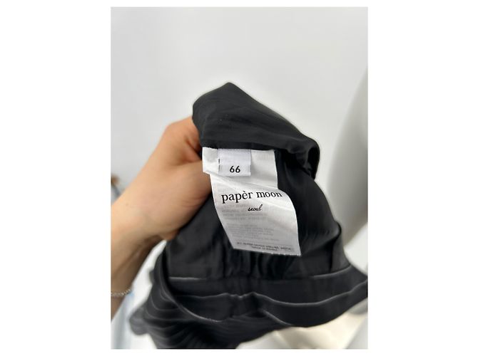 Autre Marque PAPER MOON Röcke T.International S Polyester Schwarz - Ansicht 6