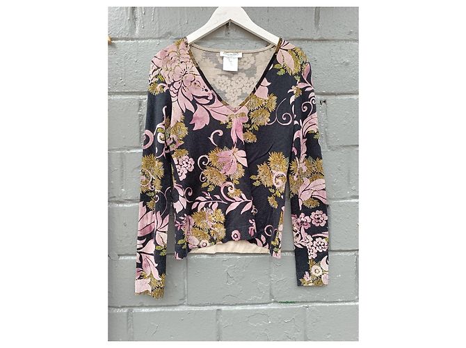 Pullover Blumen Christian Dior & John Galliano F/W 2003 Y2K Mehrfarben - Ansicht 6