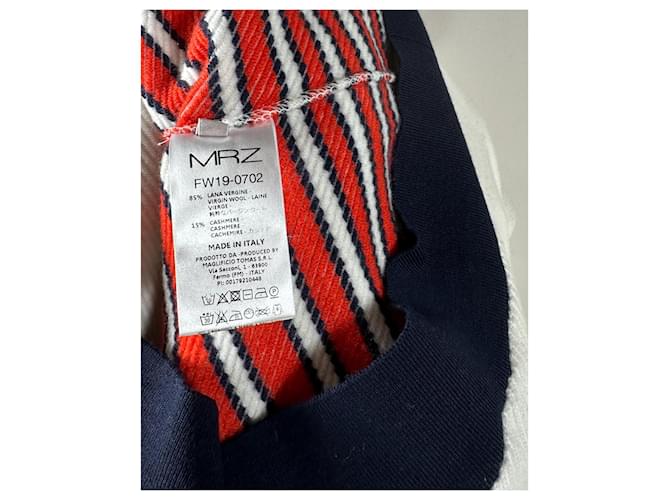 Mrz Oversize gestreifter Pullover aus Kaschmir und Wolle Mehrfarben - Ansicht 6
