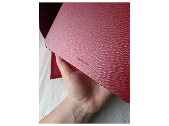 Cartier-Uhren- und Schmuckbox und rote Papiertüte - Ansicht 4