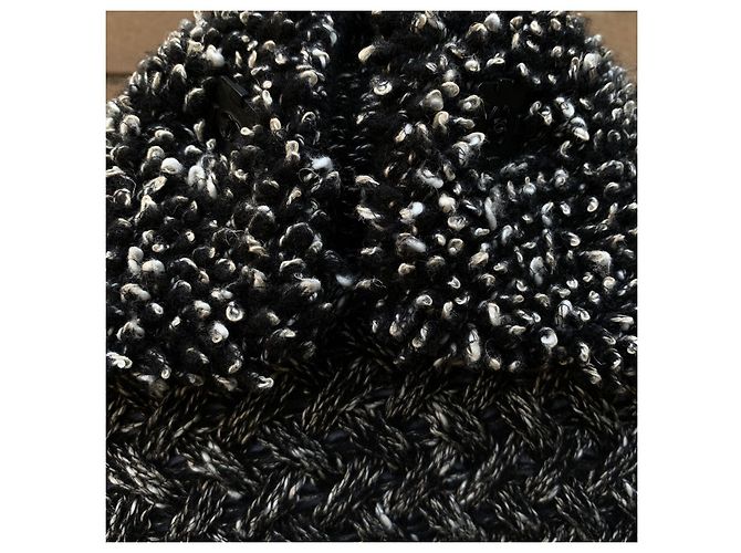 Timeless Chanel Grauer Kaschmir-Mix langer Cardigan Größe 40 FR - Ansicht 7