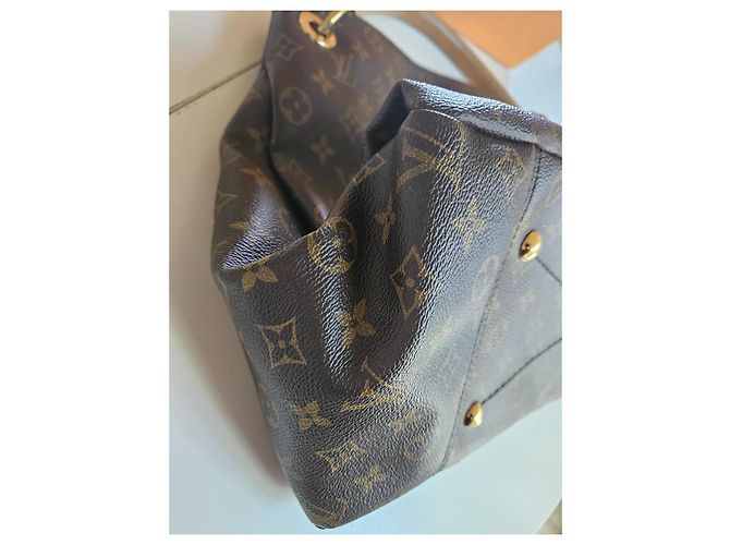 Borsa Artsy Louis Vuitton in tela monogramma Marrone - vista 10