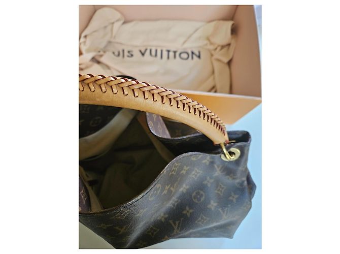 Borsa Artsy Louis Vuitton in tela monogramma Marrone - vista 6