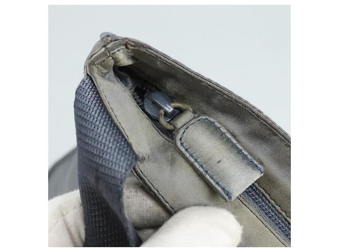 Borsa a Spalla PRADA Satin Blu Auth ar13121 - vista 10