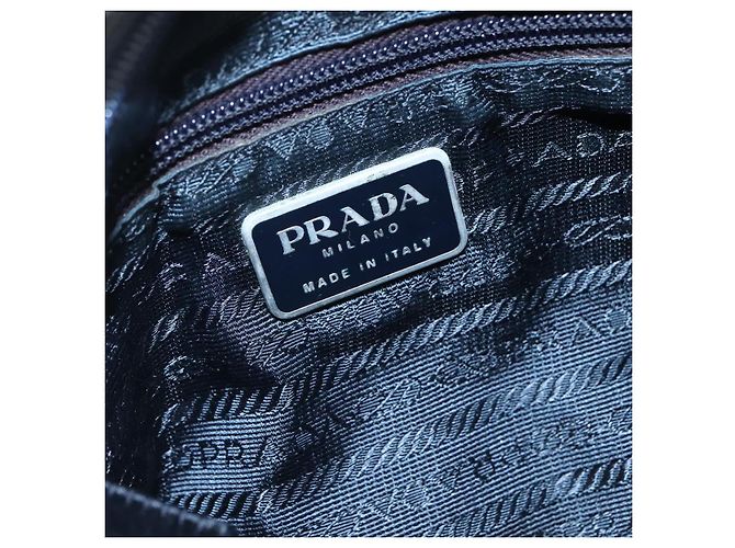 Borsa a Spalla PRADA Satin Blu Auth ar13121 - vista 18