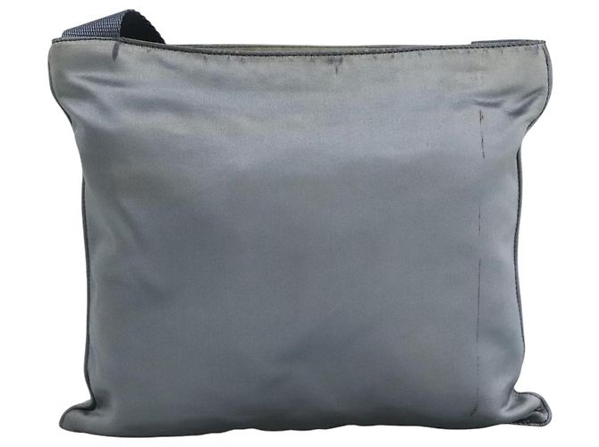 Borsa a Spalla PRADA Satin Blu Auth ar13121 - vista 2