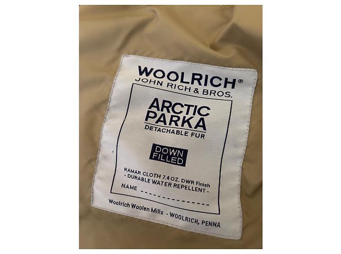Woolrich Daunenparka mit Pelzkapuze Dunkelgrau Anthrazitgrau - Ansicht 6