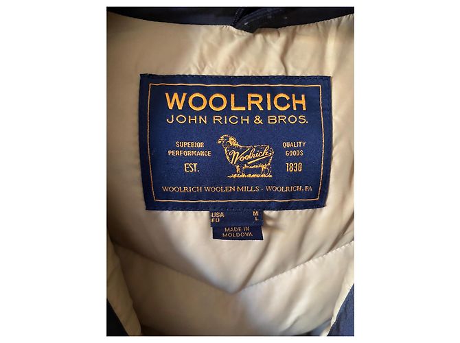 Woolrich Daunenparka mit Pelzkapuze Dunkelgrau Anthrazitgrau - Ansicht 7