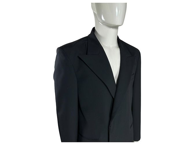 Acne Studios Double Breasted Wool Blazer Black - view 3