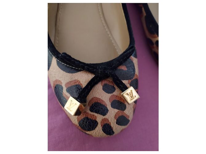 Ballerina Louis Vuitton Stampa leopardo - vista 2