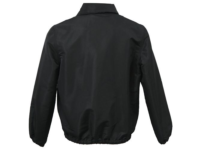 Giacca con zip Alexander McQueen in nylon nero - vista 3