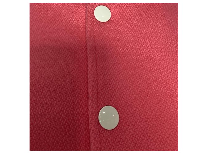 Céline Celine x Scott Reeder Varsity-Jacke aus rosa Wolle Pink - Ansicht 2