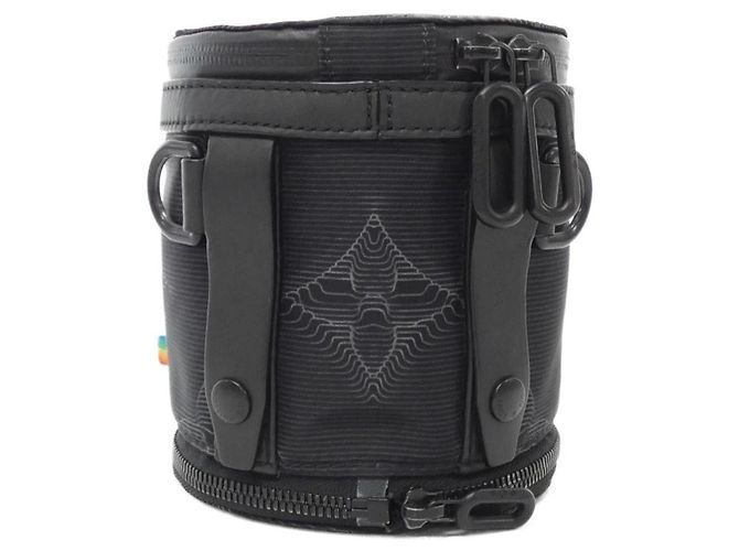 Borsa a spalla polochon doppia espandibile Louis Vuitton Nero - vista 2