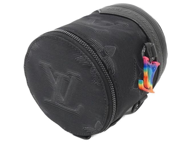 Borsa a spalla polochon doppia espandibile Louis Vuitton Nero - vista 3