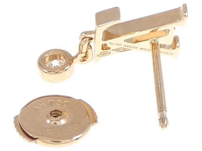 Orecchini Clip Idylle Blossom Louis Vuitton D'oro - vista 3