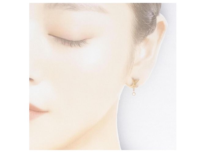 Orecchini Clip Idylle Blossom Louis Vuitton D'oro - vista 4