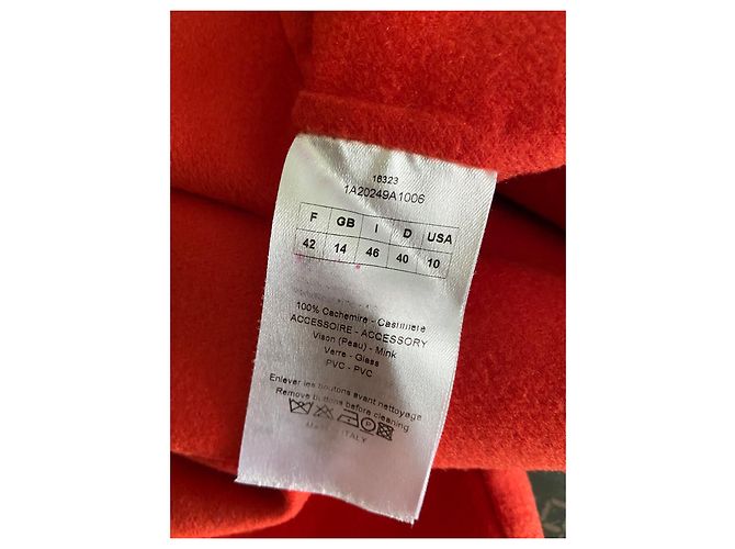 Dior Kaschmir Rockanzug Koralle - Ansicht 5