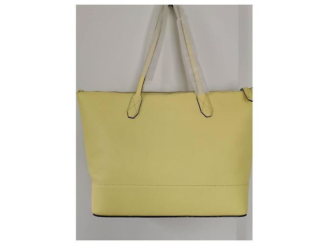 Borsa tote Ninon Lancel in pelle mimosa gialla Giallo - vista 10