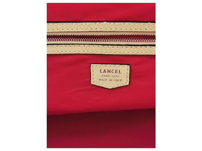 Borsa tote Ninon Lancel in pelle mimosa gialla Giallo - vista 18