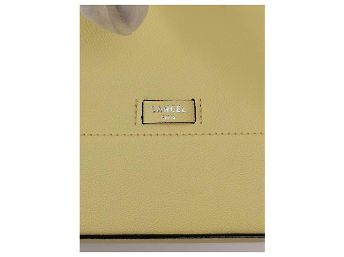 Borsa tote Ninon Lancel in pelle mimosa gialla Giallo - vista 5