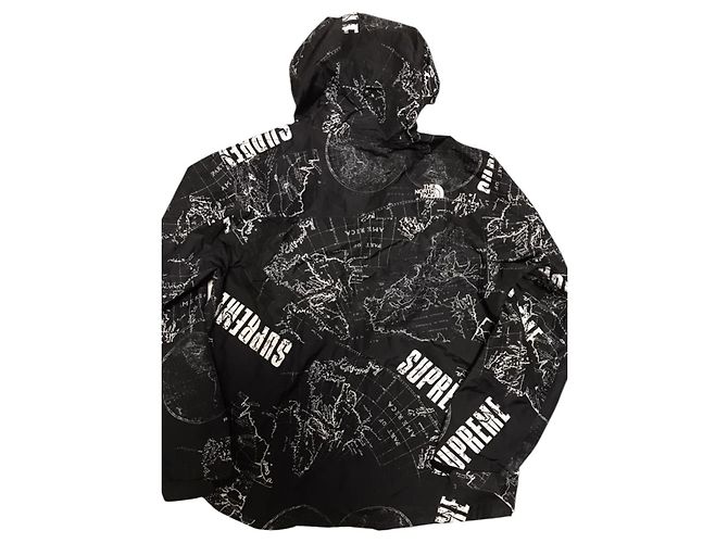 SUPREME X NORTH FACE SS2012 Giacca VENTURE Nera Nero - vista 2