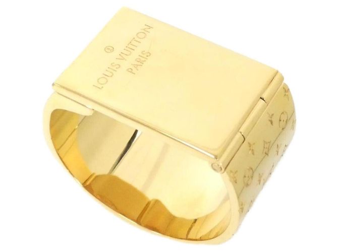 Spilla in Tessuto Nanogram M00226 di Louis Vuitton D'oro - vista 3