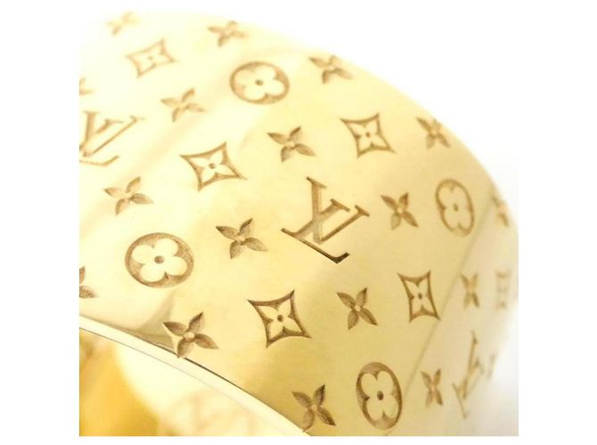 Spilla in Tessuto Nanogram M00226 di Louis Vuitton D'oro - vista 4