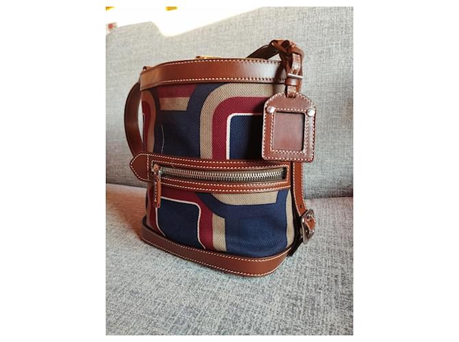 Borsa a secchiello Prada St Soho Marrone Rosso Blu Multicolore - vista 3
