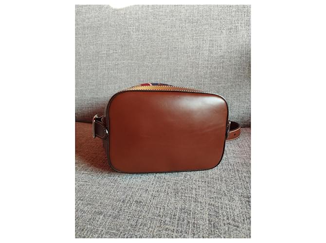 Borsa a secchiello Prada St Soho Marrone Rosso Blu Multicolore - vista 6