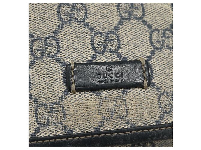 Bolso de Hombro GG Supreme de GUCCI PVC Navy 223666 Auth bs21744 Azul marino - vista 18