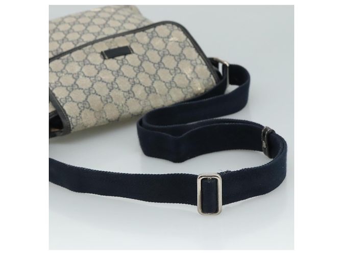 Bolso de Hombro GG Supreme de GUCCI PVC Navy 223666 Auth bs21744 Azul marino - vista 7