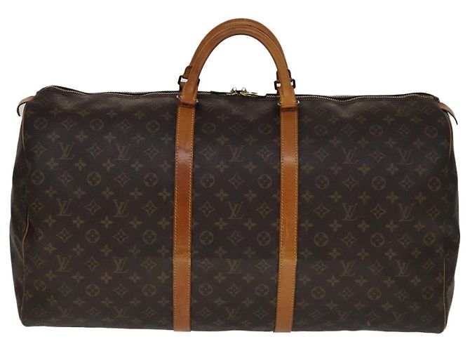 LOUIS VUITTON Monogram Keepall 60 Borsa Boston M41422 LV Auth 109934 Monogramma - vista 13
