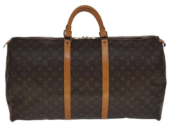 LOUIS VUITTON Monogram Keepall 60 Borsa Boston M41422 LV Auth 109934 Monogramma - vista 2