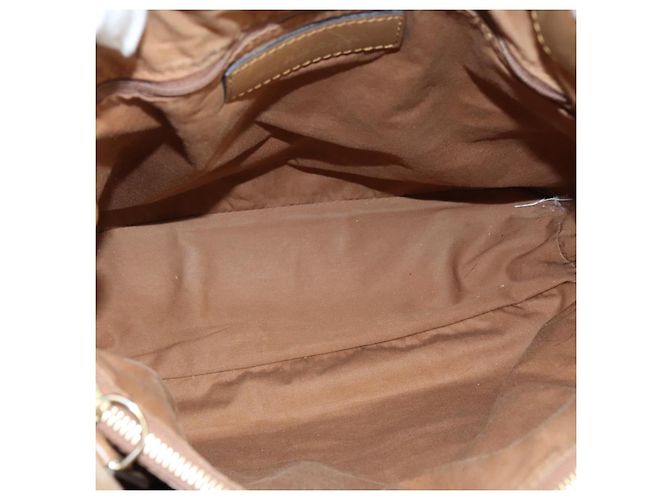 Borsa Tote Burberry Nova Check in pelle PVC 2 vie beige Auth 109937 - vista 12