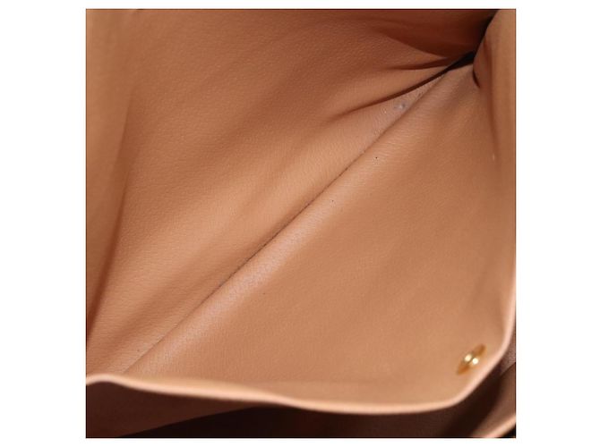 Céline Borsa a mano in tela Macadam CELINE in pelle PVC marrone oro Auth bs21413 D'oro - vista 22