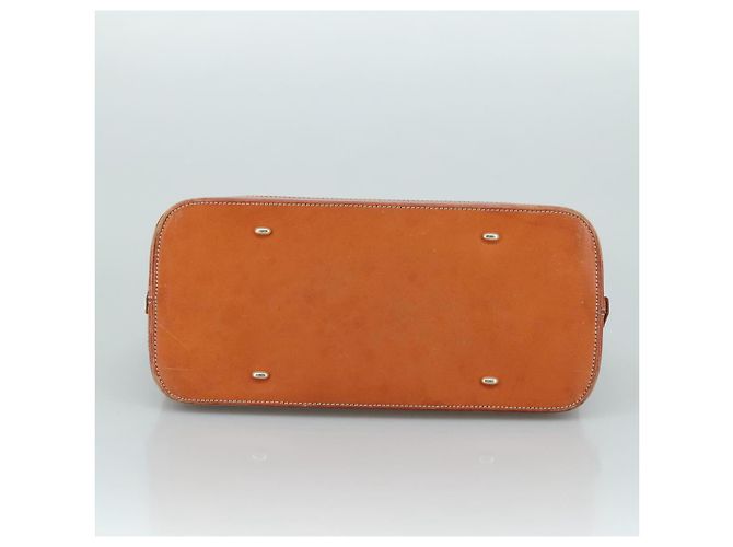 Céline Borsa a mano in tela Macadam CELINE in pelle PVC marrone oro Auth bs21413 D'oro - vista 5