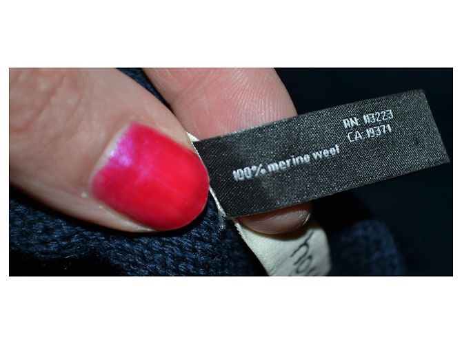Hoss Intropia Merinowollkleid Blau Größe S - Ansicht 5