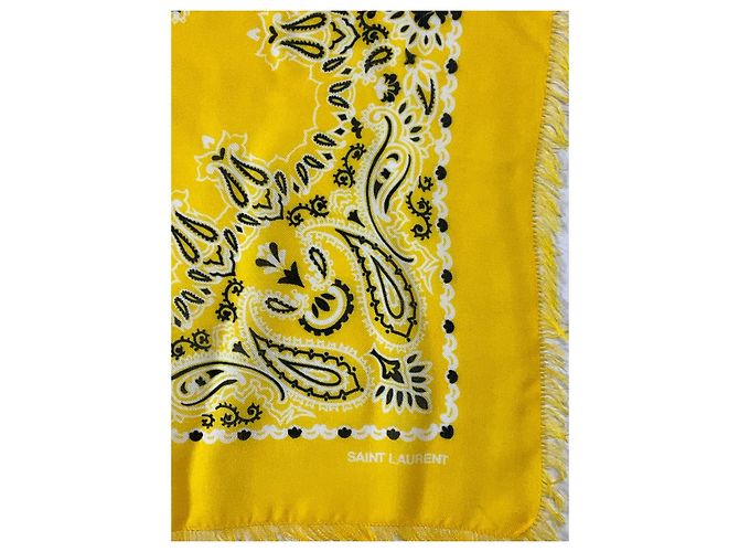 Cashmere stole Saint Laurent - view 12