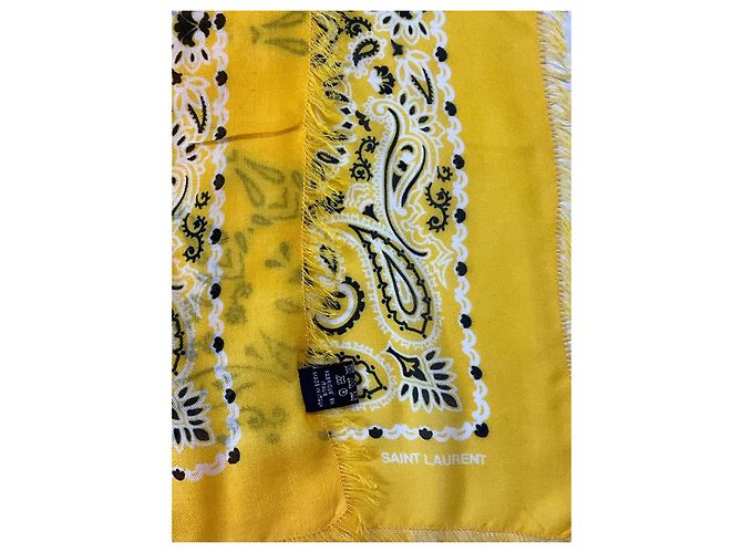 Cashmere stole Saint Laurent - view 5