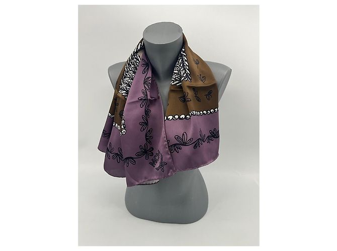 MCM Seidenschal Mehrfarbig 90cm Mehrfarben - Ansicht 4