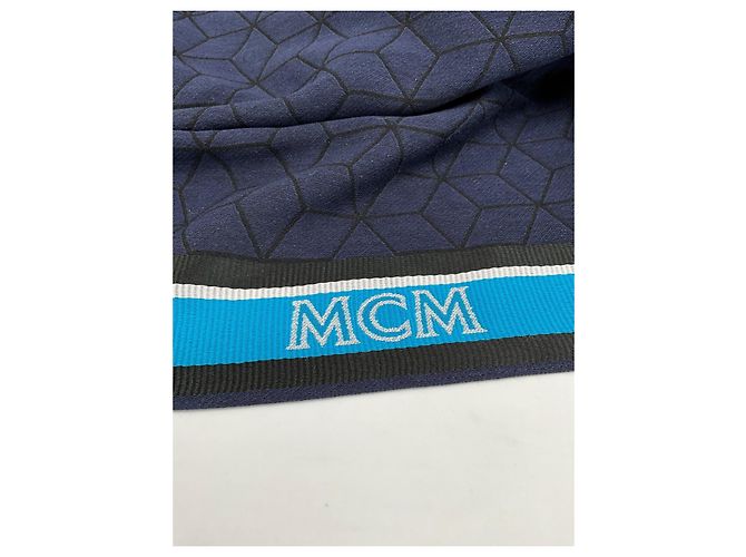 MCM Woll und Seide Schal Mehrfarbig Mehrfarben - Ansicht 7